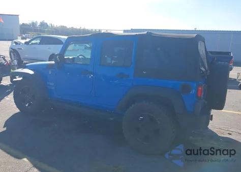 2012 Jeep Wrangler Unlimited Sport z USA, uszkodzony, nr VIN 1C4BJWDG6CL107380